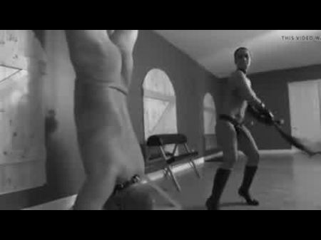 german leather clad mistresses cane slave