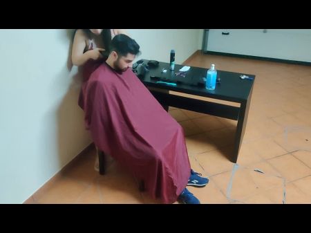 sunny lrone hair cut xxx videos