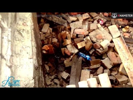 sluts vibrating panties cums in public