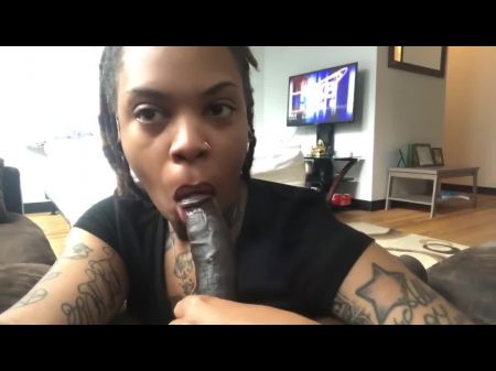 sucking a big banana cock