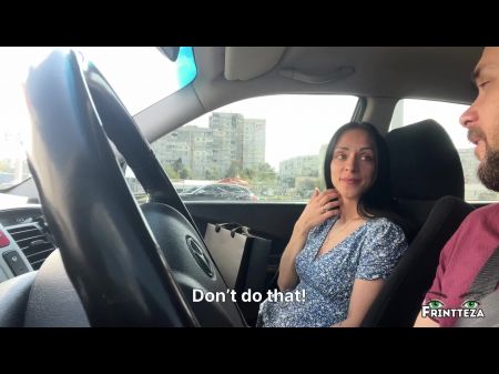 mom sit sons lap in the car