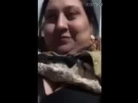 bending aunty boobs