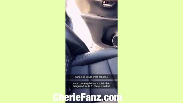 cherie deville gives real fan a bj when he recognizes her